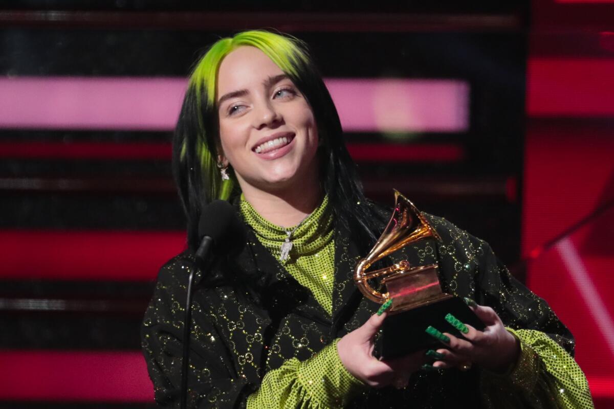 Billie Eilisha grammy
