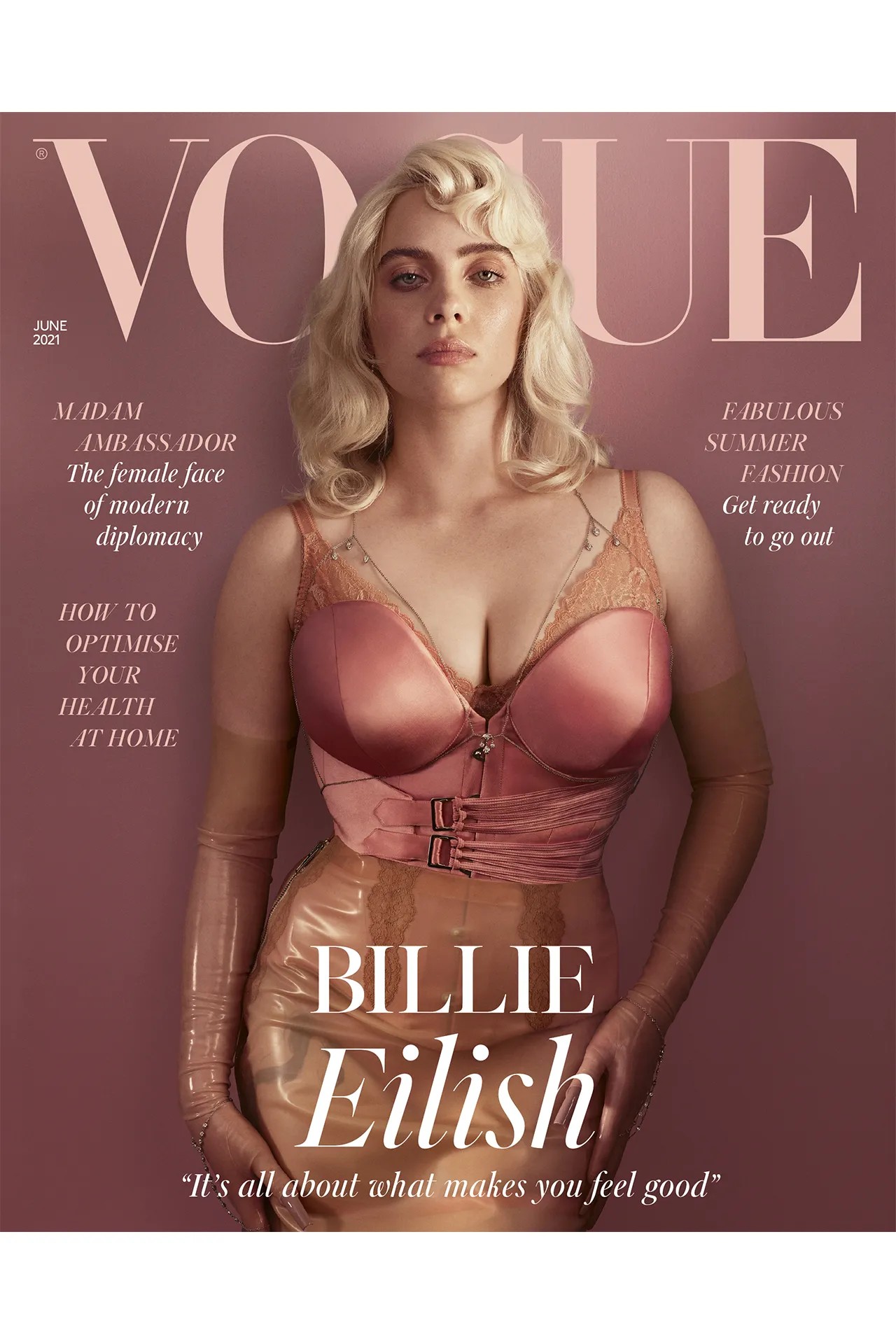 Billie Eilish v časopisu Vogue