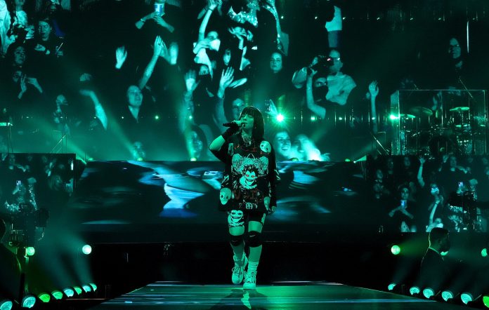 Billie Eilish zpívá